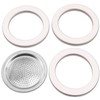 VIOKS 3x Sealing Ring Espresso Maker + Espresso Strainer Insert