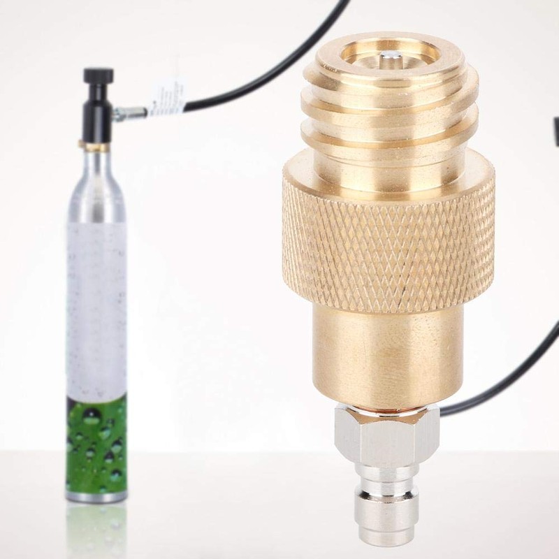 Simlug Soda Adapter, TR21-4 Male Thread Brass Soda Water Adapter