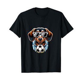 Dachshund Soccer Player Funny Wiener Dog Owner Fan T-Shirt