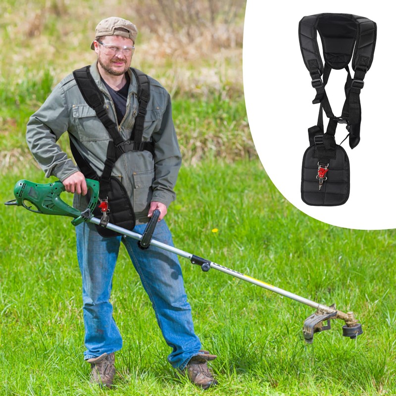 Double Shoulder Strap Carry Strap Brush Cutter Adjustable Shoulder Strap
