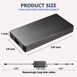 300W for Lenovo Laptop Charger 20V 15A Compatible with Lenovo Legion 7i/7i Gen 6/7i Gen 7 5i 5pro Laptop, Legion R7000P R9000P R9000K Y9000K Y9000X Gaming, ThinkPad P17/P17 Gen 2 AC Power Adapter