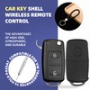 Batheidon 2 Button Car Key Shell Compatible with VW Transporter