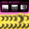 Lashes Cat Eye Eyelashes Fluffy Strip Lash Wispy Eyelash