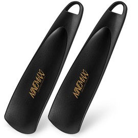 NINEMAX Plastic Shoe Horn 7.5 Inch, Travel Shoehorn Small Short Portable for Men Women Kids Seniors (Pack 2)