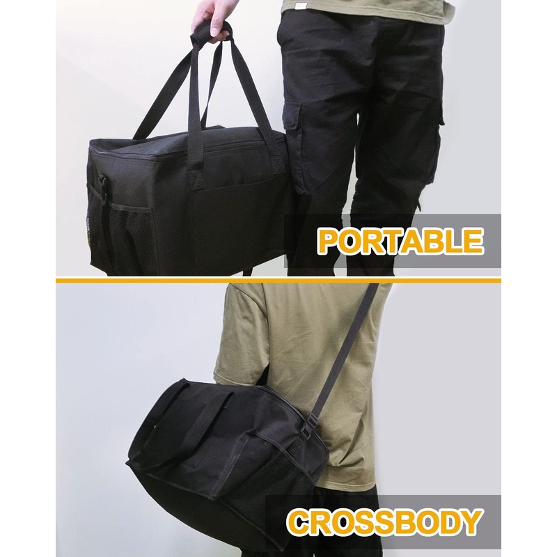 MOXTOYU 30L Cool Bag, Large Lunch Cool Bag with Adjustable