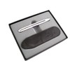 Fisher Bullet Space Pen with Black Leather Pouch - Chrome
