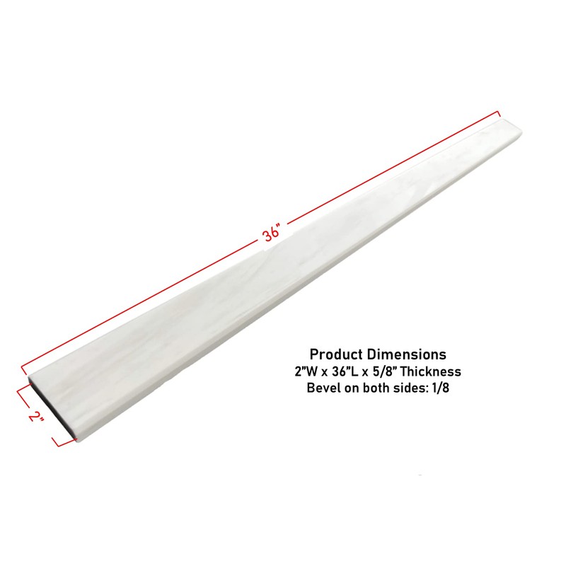 Tenedos Window Sill and Door Marble Threshold Polished Double Beveled