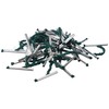 5 Star Treasury Tags Metal-ended 25mm Green [Pack of 100]