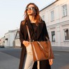 S-ZONE Tote, Light Brown