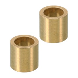 PATIKIL M14 Brass Spacer, Pack of 2 Metal Spacers Brass 14 mm ID x 20 mm OD x 20 mm L Brass Spacer Screw Spacer for 5/9 Inch or M14 Screw