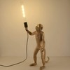 CHABEI Modern Table Light, Monkey Desk Lamp, Resin Standing Monkey