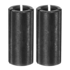 QUARKZMAN Milling Cutter Collets Adapter 1/2 Inch (12.7 mm) to 1/4 Inch (6.35 mm) Made of Carbon Steel CNC Engraving Cutter Converter for Woodworking Engraving Machine Tool Pack of 2