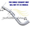 Exhaust Extension Pipe Compatible for 2009-2017 Chevy Traverse 3.6L |