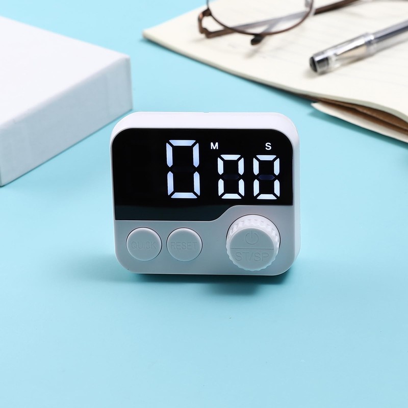 Lancoon Digital Kitchen Timer with LED Large Display Rotary Button