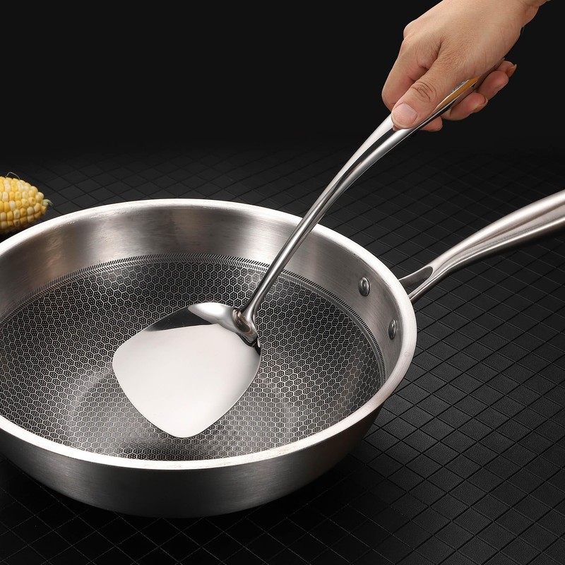 304 Stainless Steel Kitchen Utensil Set - 9 PCS Serving