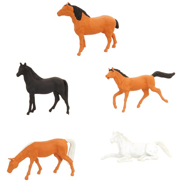 Preiser 14150 Animals Horses pkg(5) HO Scale Figure