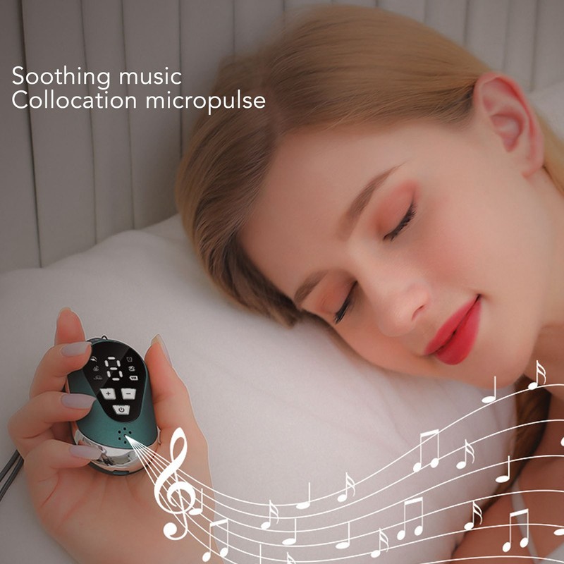 Handheld Sleeping Aid Massaging Relaxing Soothing Pulse Musical Sleep Instrument