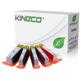 Kineco Compatible with Canon PGI-570 XL CLI 571 XL Printer Cartridges [5] for Canon Pixma MG5750 MG5751 MG5752 MG5753 MG6850 MG6851 MG6852 MG6853 TS5050 TS5051 TS5053 TS50055