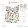 BapronBaby Flutter Delilah Floral Bapron - No Neck Tie Safer