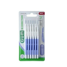 Gum 2014 BI-DIRECTION Interdentals Purple 0.6m, 6pcs