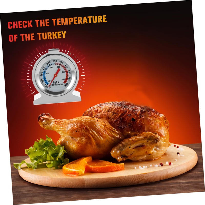 Ipetboom Stainless Steel Oven Temperature Gauge Accurate Thermometer for Baking