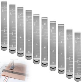 Sewing Hemming Clips, Rulers, Sewing Clips, Set of 10, Stainless Steel Hemming Clips, DIY Fixing Markers, Crimping Clips, For Fixing Fabrics, Signs Accessories, Improves Work Efficiency, Sewing Tools,