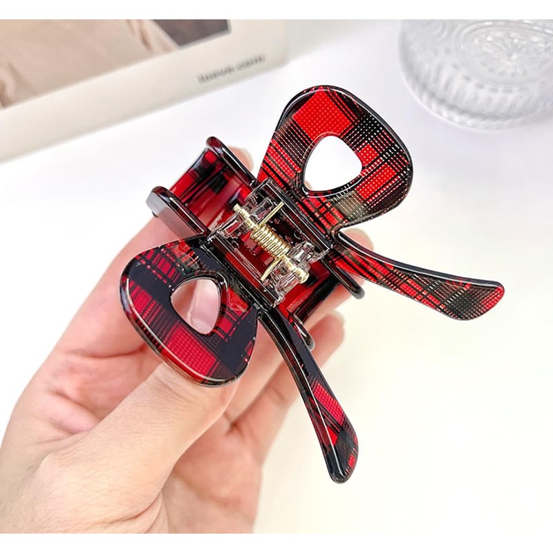 Wenlly butterfly hair claw, cellulose acetate hair jaw clips, non-slip