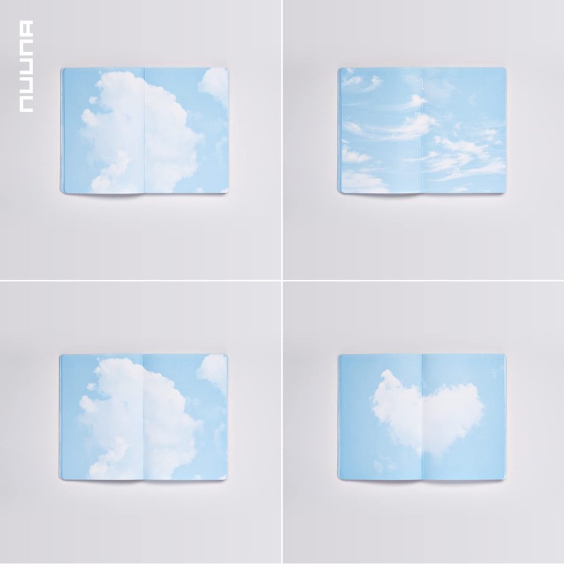 Nuuna Inspiration Book M Notebook A5 – Cloud Blue Coloured