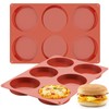 JOERSH 2-PK Silicone Egg Mold for Breakfast Sandwiches 4 Inch