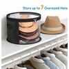 Oversized Clear Hat Storage Bag for Women, Holds up to