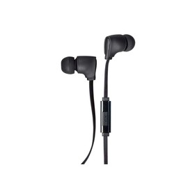 Monoprice Premium 3.5mm Wired Earbuds Headphones with Microphone, 10mm Drivers, Compatible with Apple and Android Devices