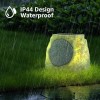 SDX Audio Wireless Bluetooth Rock Speakers Outdoor Waterproof Solar Powered