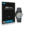Savvies 6 Pack Screen Protector compatible with Casio Unisex MQ-24