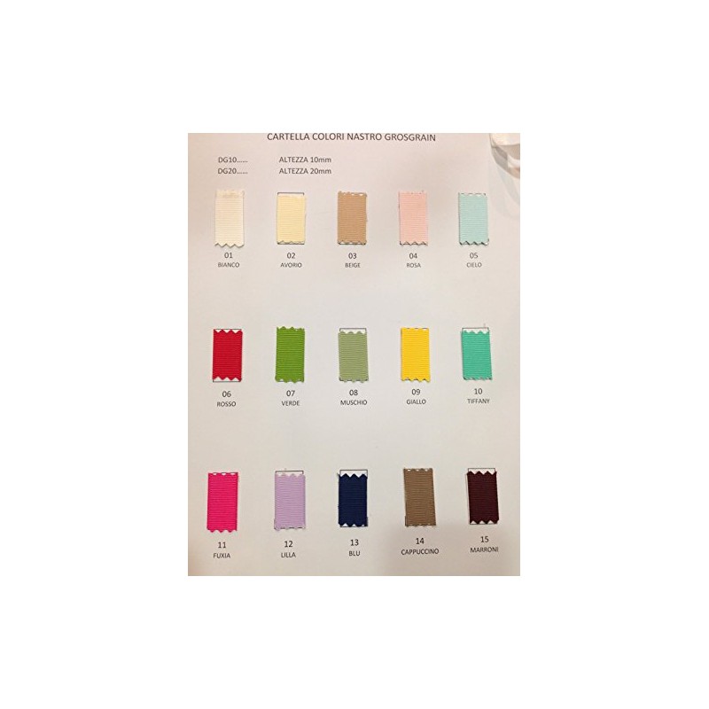 Nastro Grosgrain Rosa 10mm x 50mt