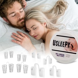 2023 Updated Snore Stopper, 8 Pieces Anti Snoring Nose Clip Nose Separator Against Snoring Splint Nose Separator, Instant Anti Snoring Aid, Helps Against Snoring & Sleep Apnea