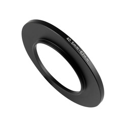 WIIYE 40.5mm to 62mm Step-Up Ring Adapter,40.5mm to 62mm Step Up Filter Ring,for All Brands UV ND CPL Metal Stepping Up Ring Adapter Filter (40.5mm to 62mm)
