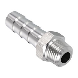 Kozelo Pack of 10 Stainless Steel Hose Barbs Fittings 5/16" Hose Barbs to 1/8" NPT Male Fittings