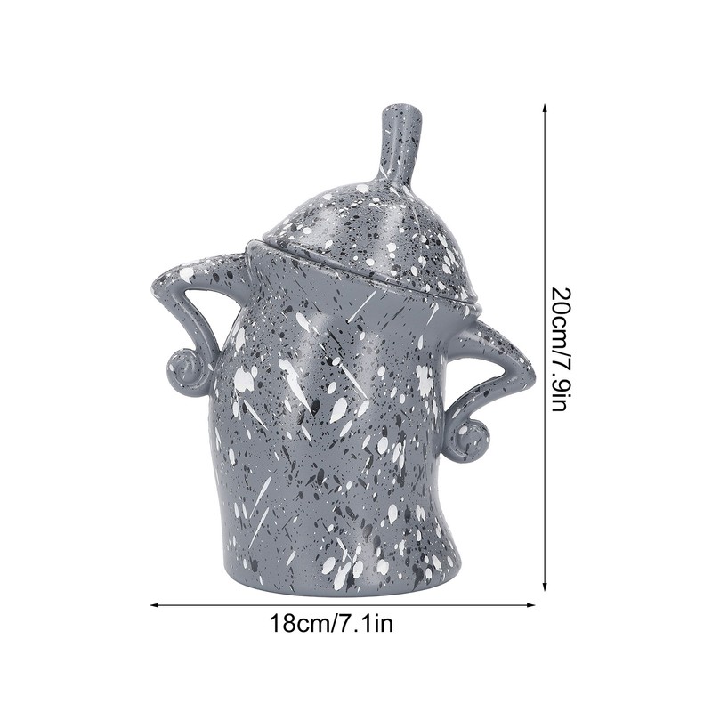 Biscuit Jar Attitude Cookie Jar with Lid Cute ABS Ample