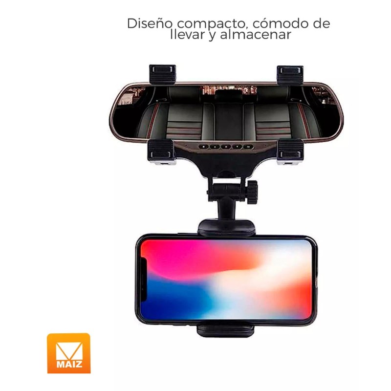 Maíz Soporte Base Celular Para Auto Espejo Retrovisor Universal
