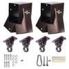 ABUSA Heavy Duty Swing Sets Brackets Including 2 Bronze A-Frame