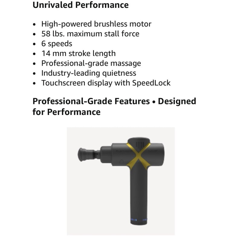 PlayMakar MVP+ Percussion Professional Grade Heavy Duty High Performance Massage