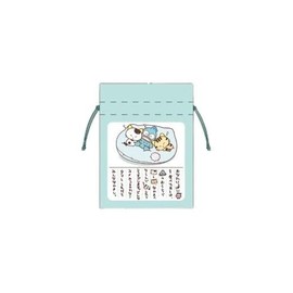 Tama & Friends x Sanrio Characters Bean Drawstring Picture Diary, Light Green