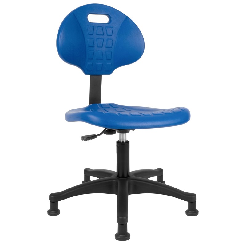 TAKE UR SEAT® Deluxe Polyurethane Lab Stool Chair, 5" Adjustable,