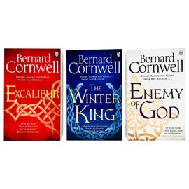 Warlord Chronicles Series Bernard Cornwell Collection 3 Books Set (Enemy of God, Excalibur, The Winter King)