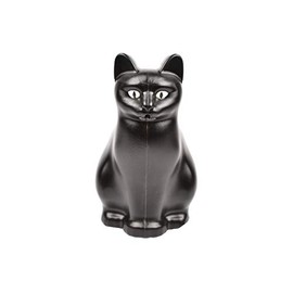 Esschert Design Cat Watering Can, Plastic, Black
