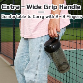 CREAWELLAY Protein Shaker Bottle, Leakproof Protein Cup for Gym, Fitness & Supplements(4pack,Black&Blue&Green&Orang)