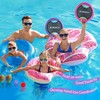 EVERICH TOY Trampoline Paddle Ball Set with 2 Bouncy Paddles