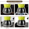 LAOION Stovetop Espresso Maker, 6Cup Moka Pot, Espresso Machine Compatible