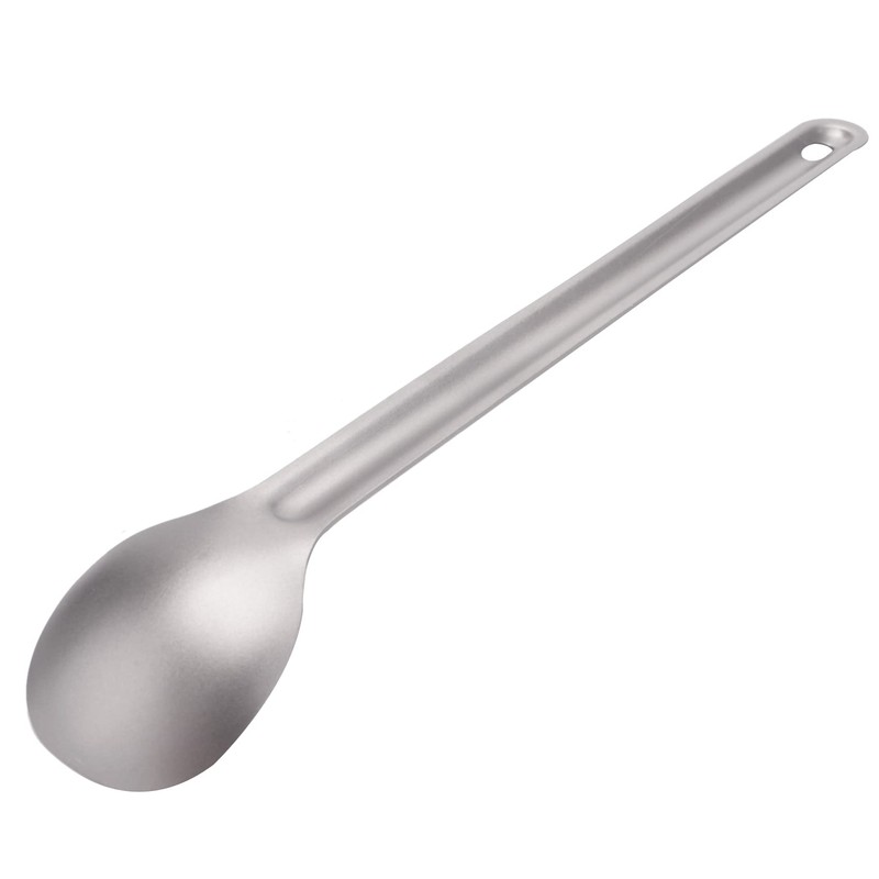 QuirkyLiving 1pc Titanium Spoon 21.5cm x 3.9cm Camping Outdoor Tableware