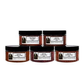 Chili Gift Set -Contains: 5 Assorted Jars (1 each of ground Pasilla, Ancho, Guajillo, and Chipotle, and New Mexico Chili Peppers) - KOSHER